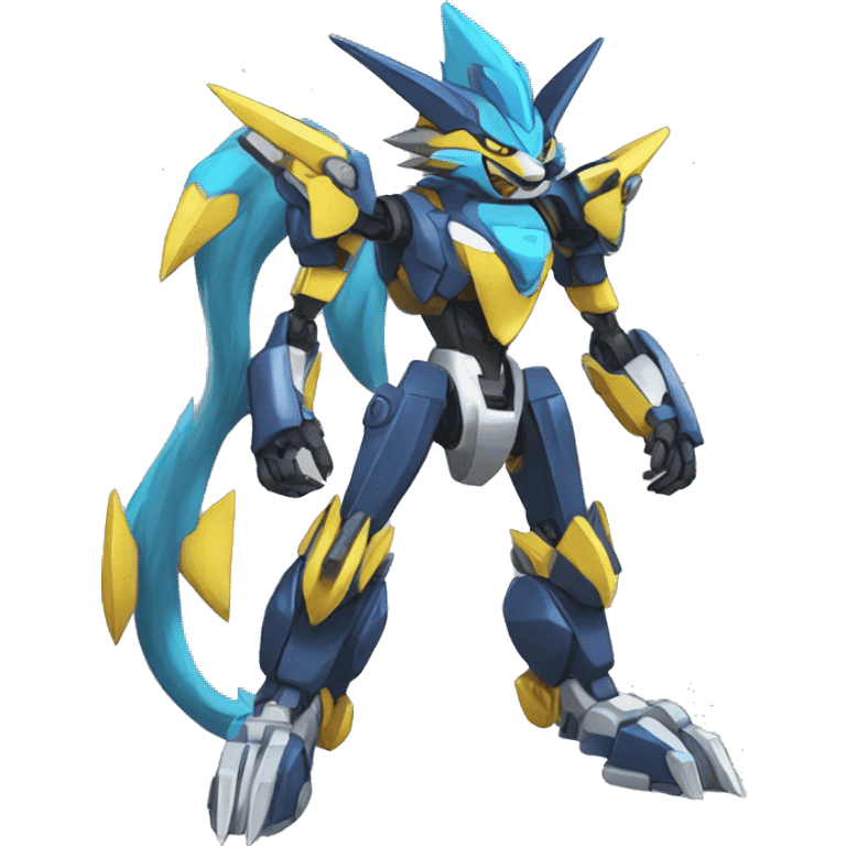 Zeraora-Zoroark-medabot-Mecha full body emoji