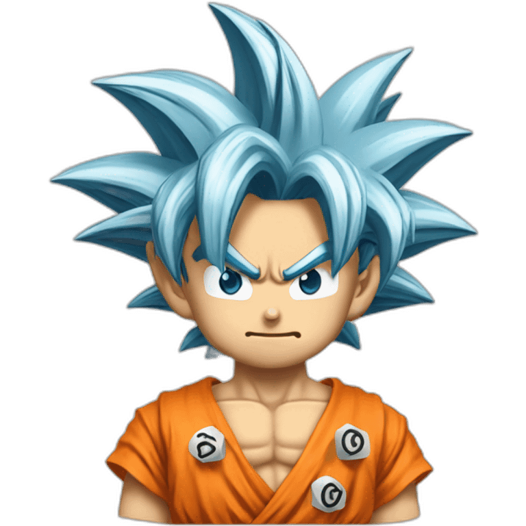 Goku dice ciao emoji