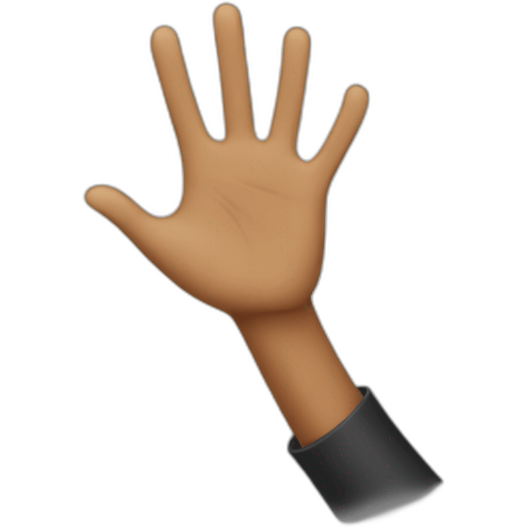 Person waving good bey emoji