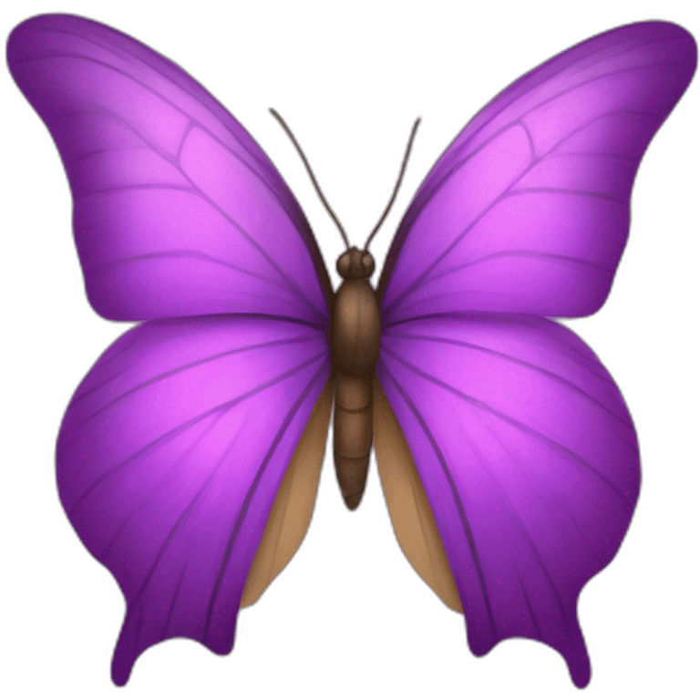 Mariposa púrpura  emoji