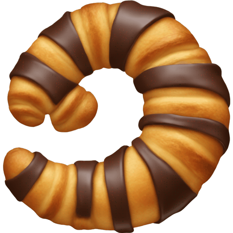 Chocolate Croissant emoji