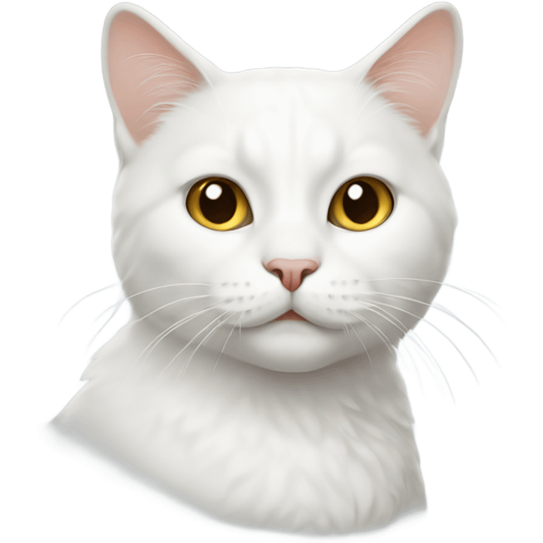 White cat emoji