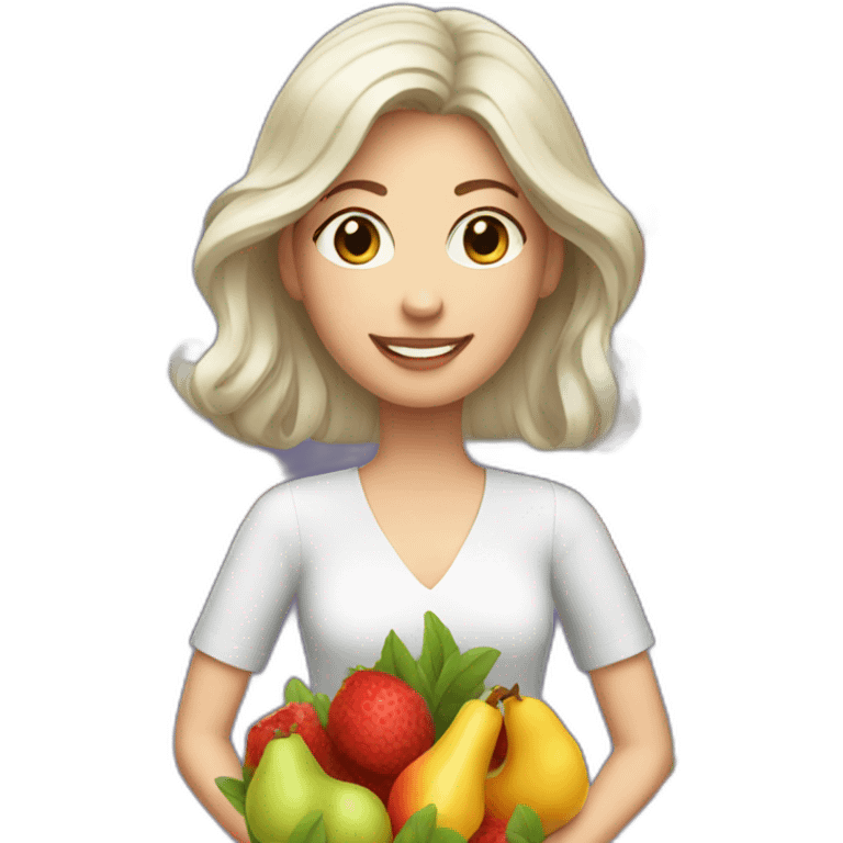 white-red-haired-woman-with-fruit-bouquet emoji