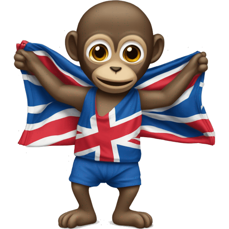 Macaco vestido com bandeira de Cabo Verde emoji