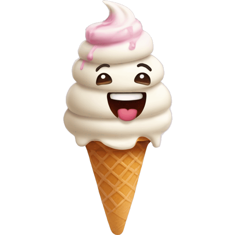 Toes in ice cream emoji