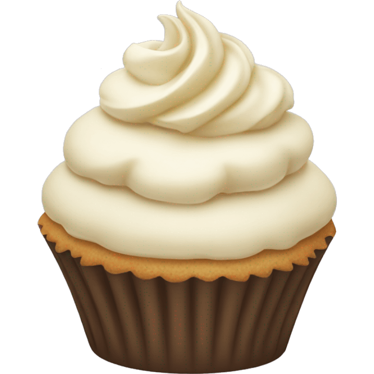 vanilla cupcake emoji