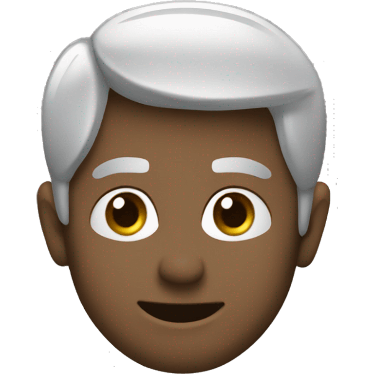 Dedo pra cima da cor cinza emoji