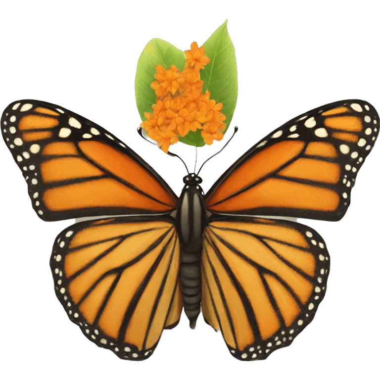 monarch butterfly emoji