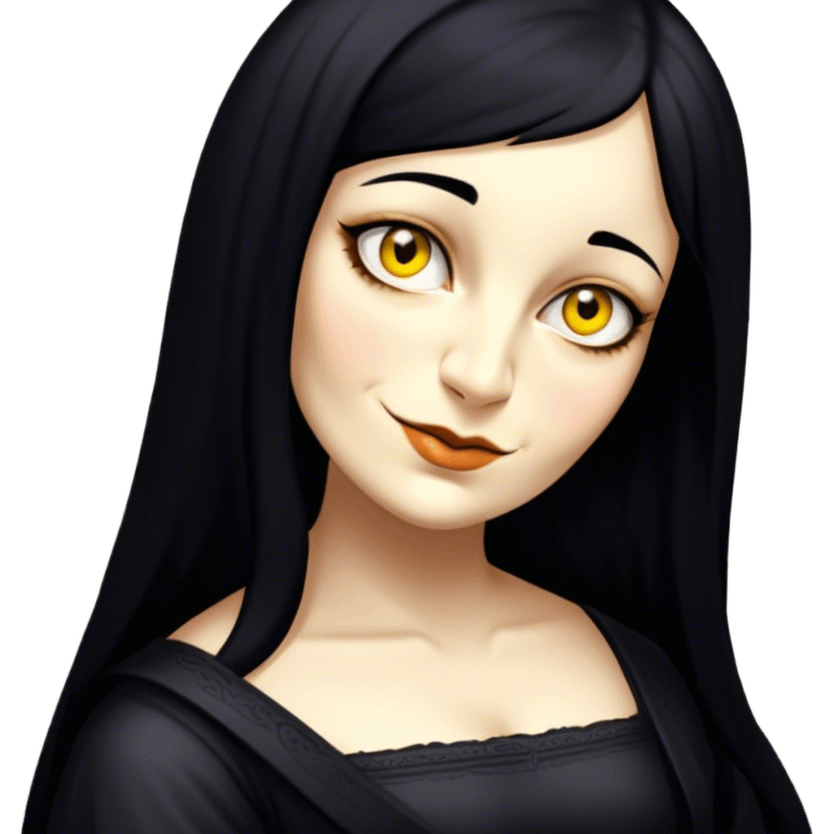 goth mona lisa emoji