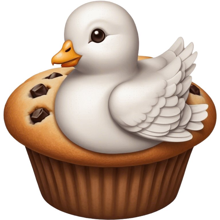 Dove muffin emoji