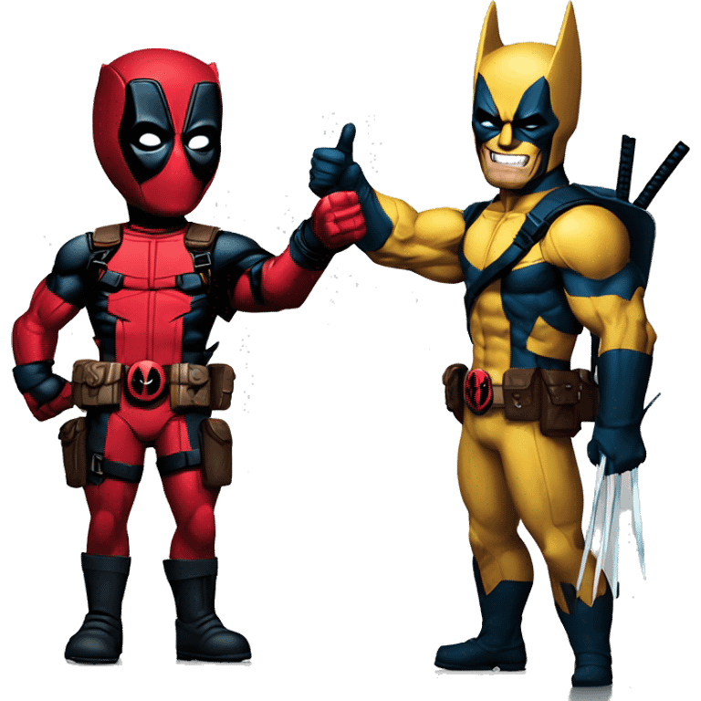 Deadpool and wolverine thumbs up emoji