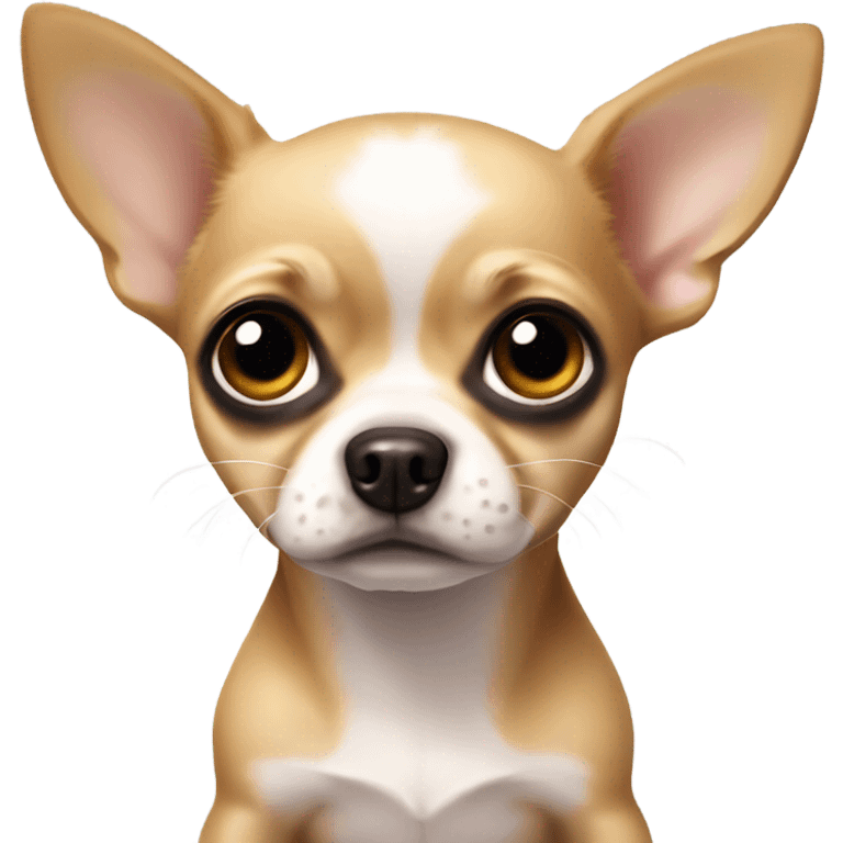 Chihuahua puppy big sad eyes emoji