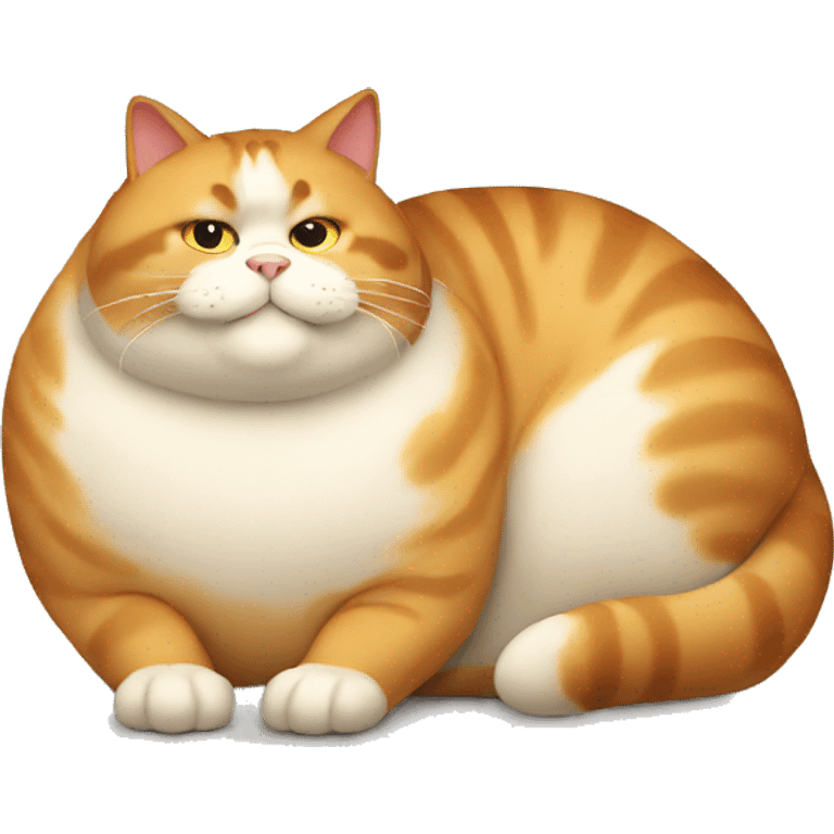 Huge fat cat emoji