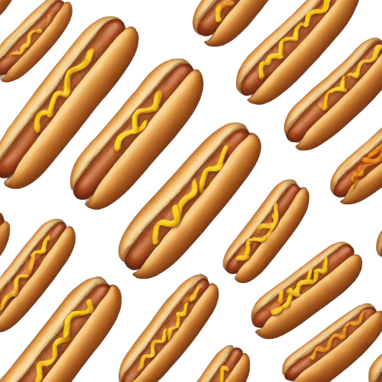 Hot dog emoji