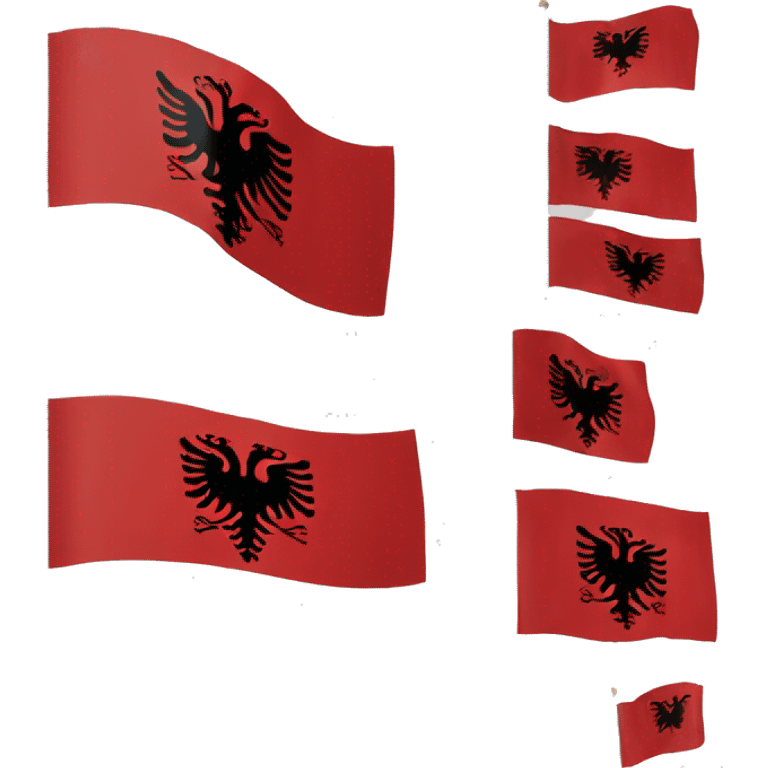 Albanian illyrian flag emoji