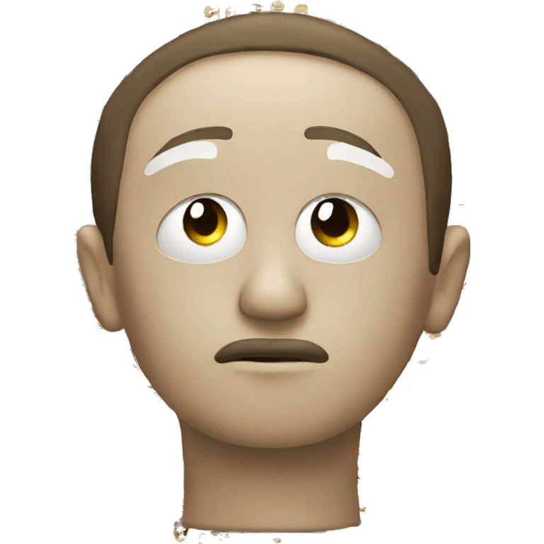 Thinking face with monoculos emoji