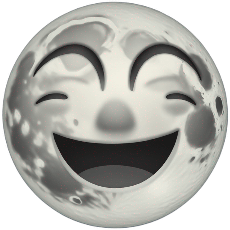 full moon with face ios emoji