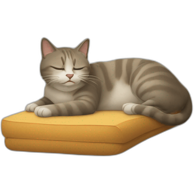 Un chat qui dort emoji