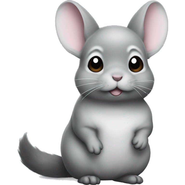 chinchilla with fluffy tail emoji