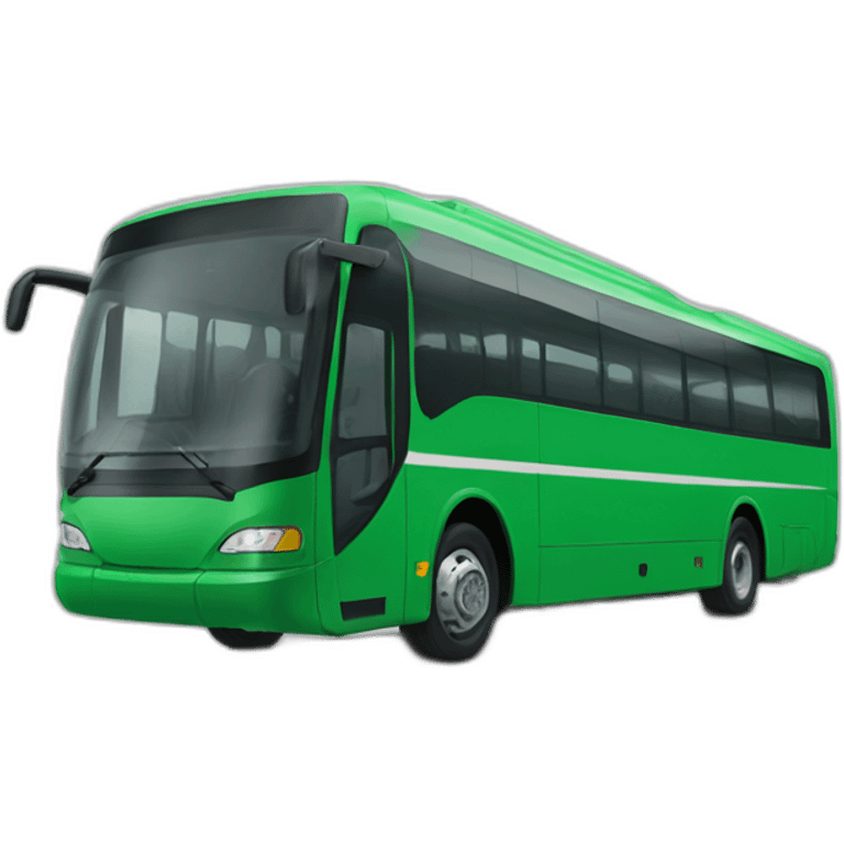 Autobús verde emoji