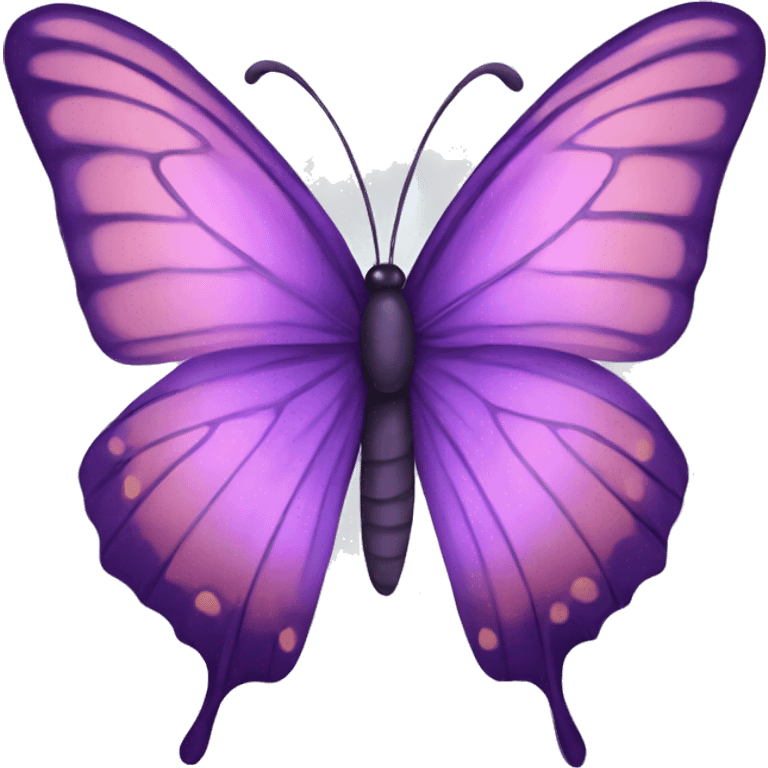 Purple butterfly emoji