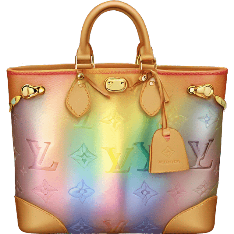 Louis vuitton Rainbow Color emoji