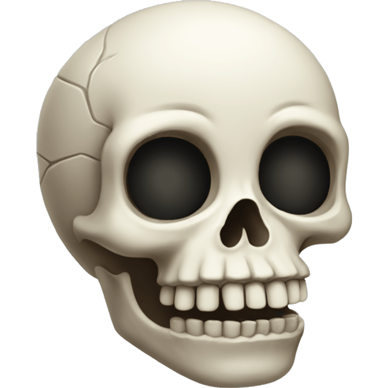 Cute skull emoji