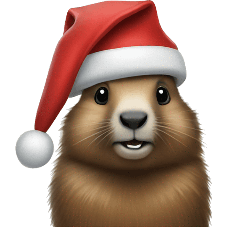 cristmas marmot emoji