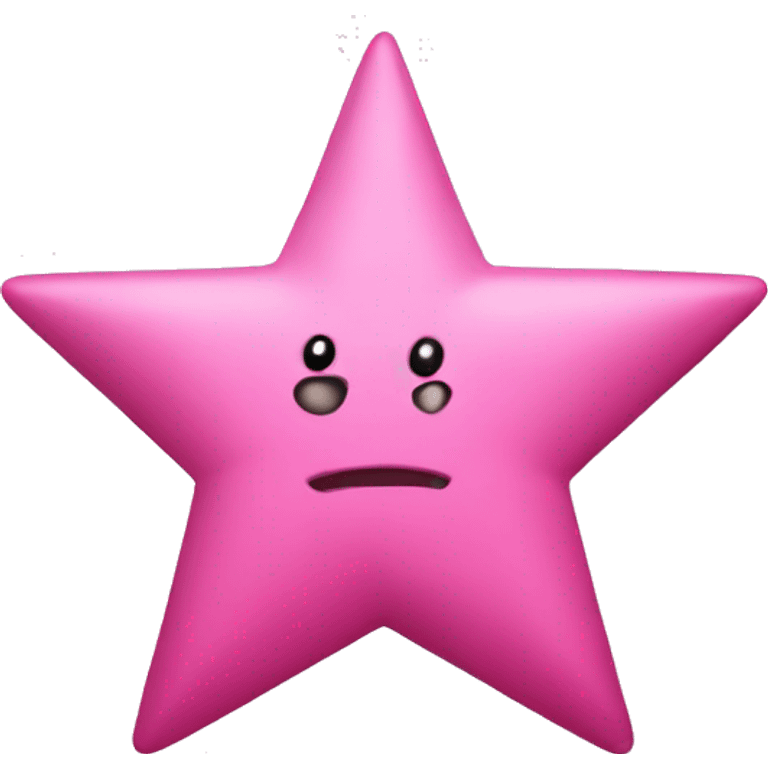 Pink star emoji