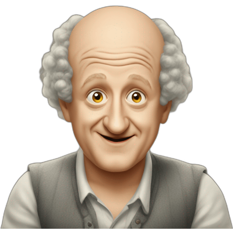 Young Larry fine of the three stooges emoji