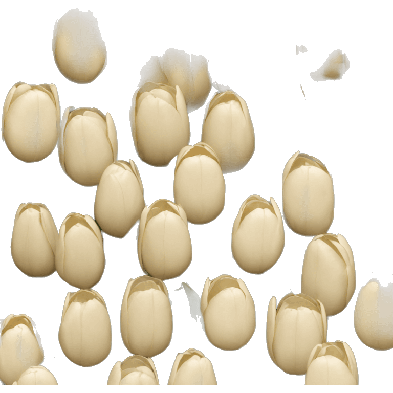 bunch of beige tulips  emoji