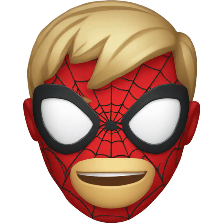 Spiderman with mask emoji