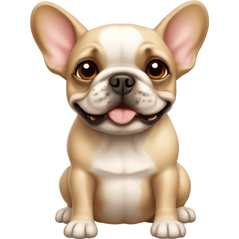 Creamy fawn french bulldog emoji