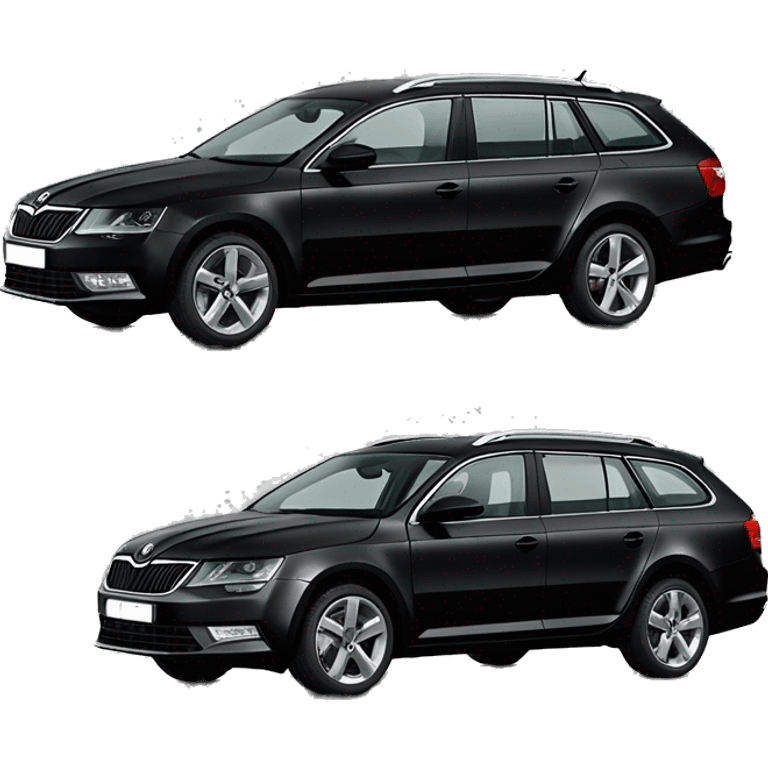 Skoda octavia combi black emoji