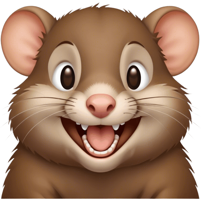 Laughing rat emoji