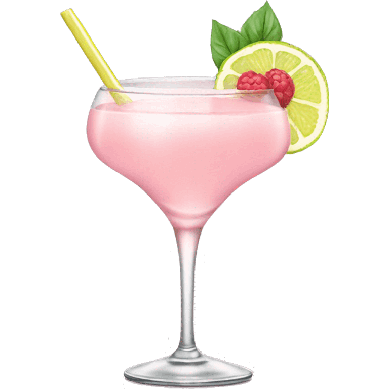 Light pink cocktail tall glass emoji