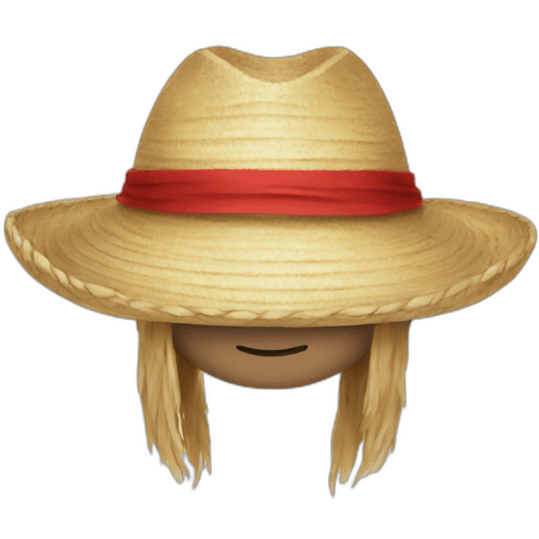 Strawhat with red line emoji