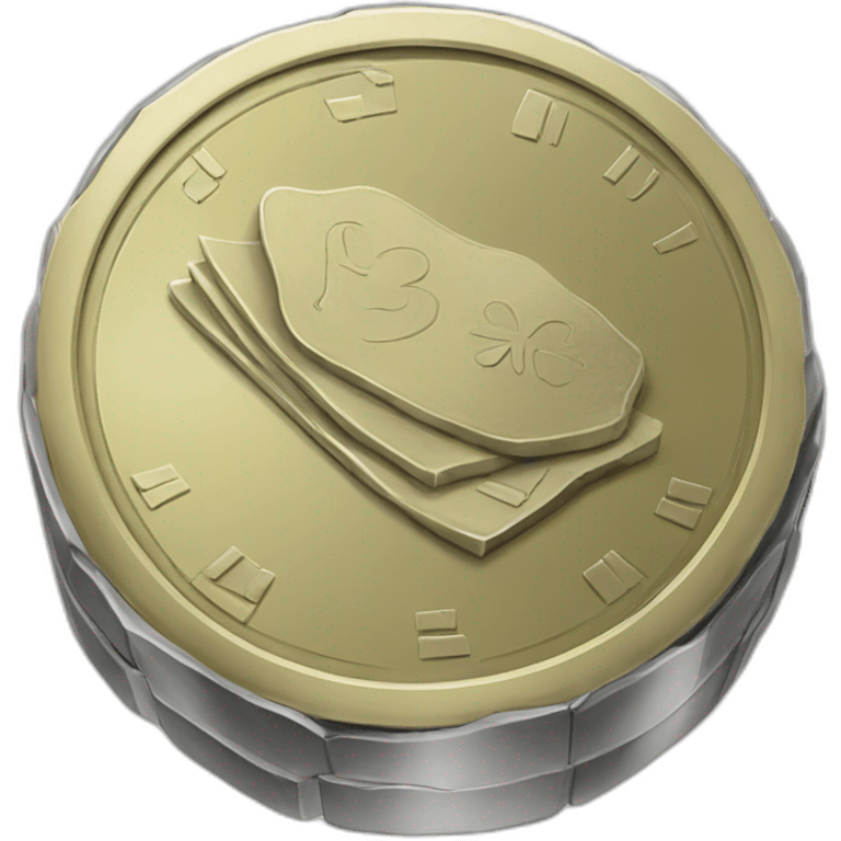 Latvian money coin emoji