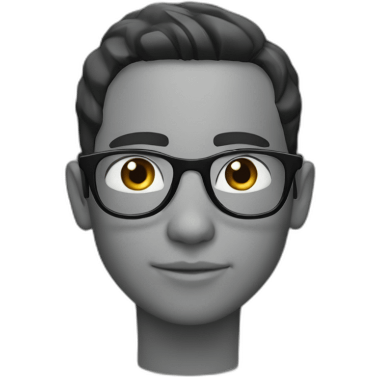 Andy-boy-with-eyeglasses-black-hair emoji