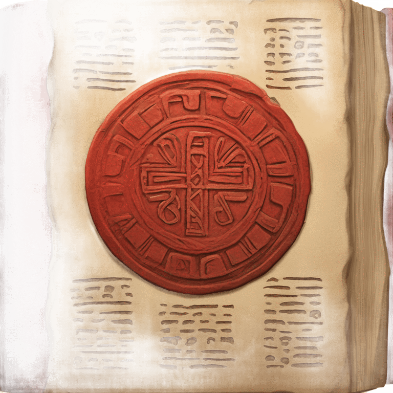 red learning runic book emoji