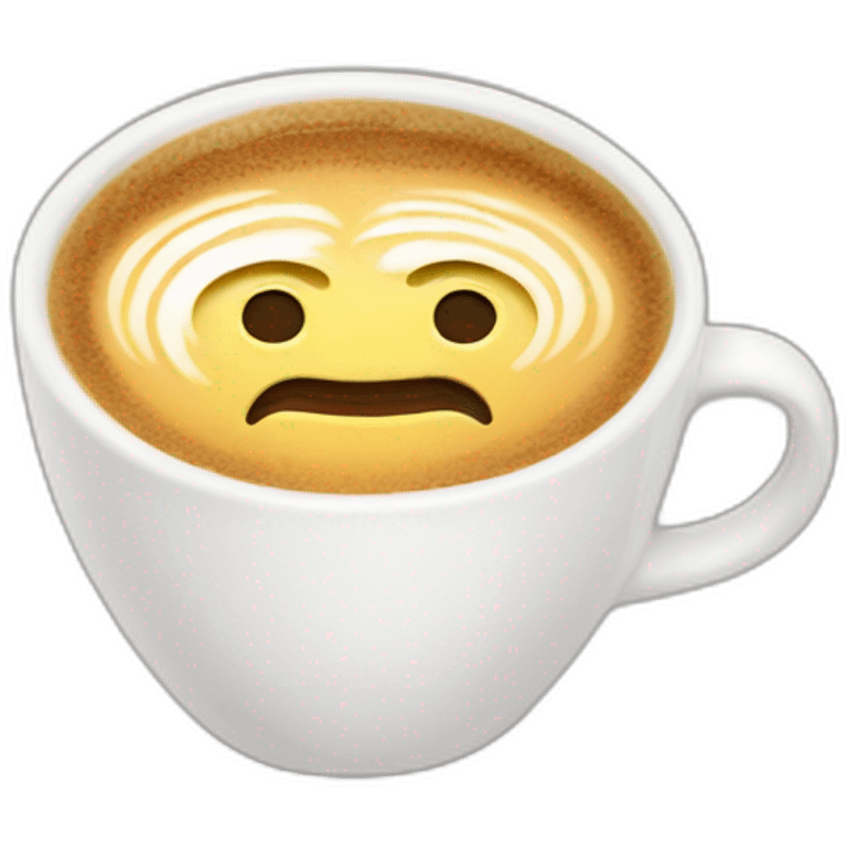 Fendi cappuccino cup emoji