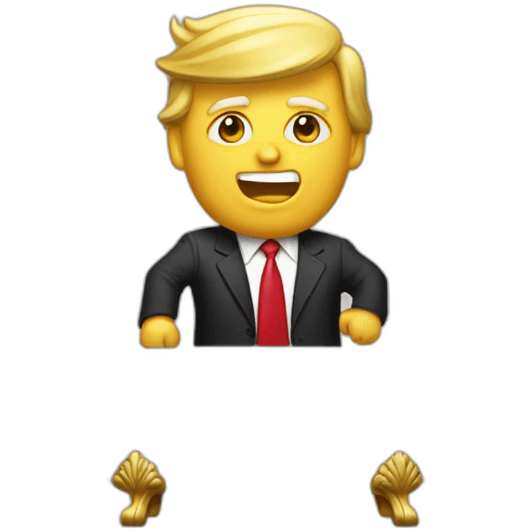 trump-baño-de-oro emoji