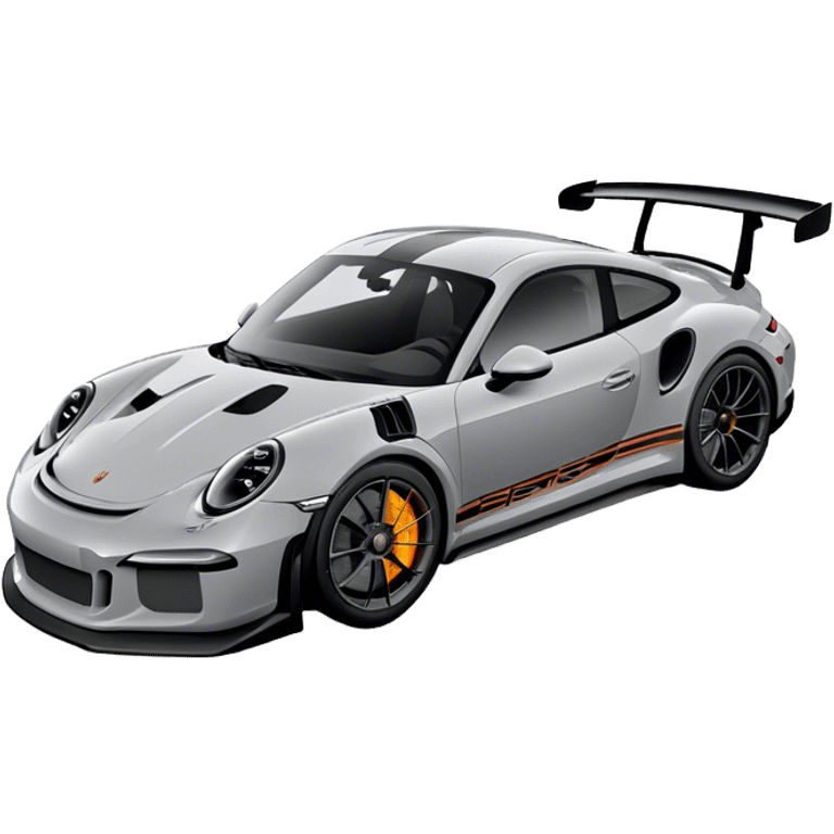 Porsche GT3RS - Porsche (Model Year: 2021) (Iconic colour: Grey and Black) emoji