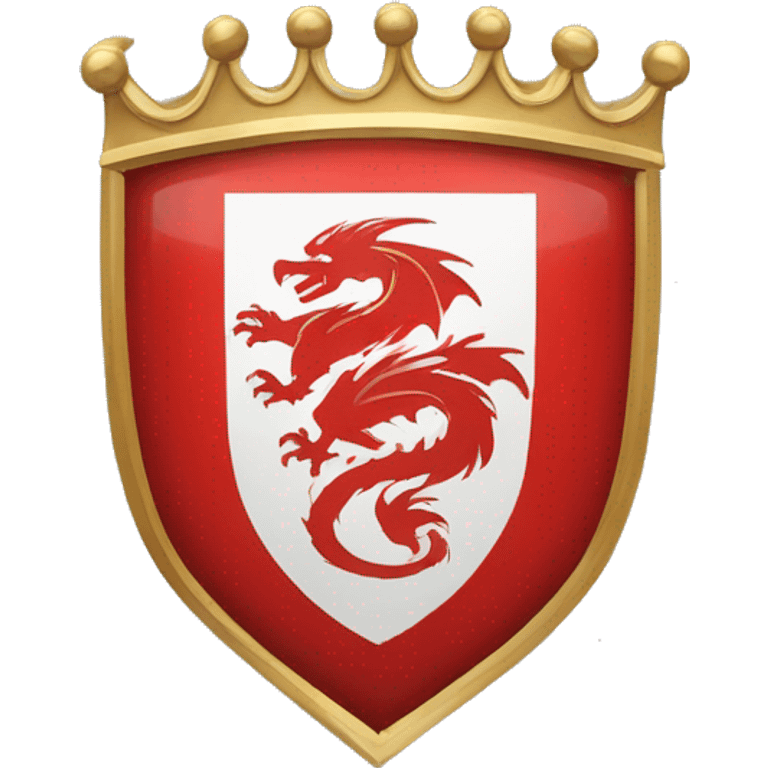 Blason d’une équipe de foot de dragon  emoji