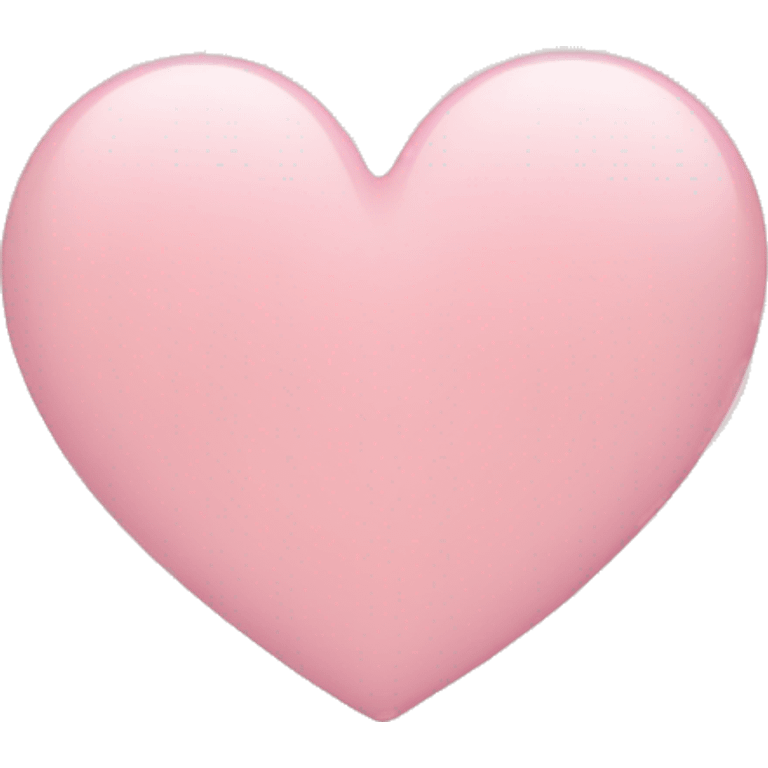 light pink heart emoji