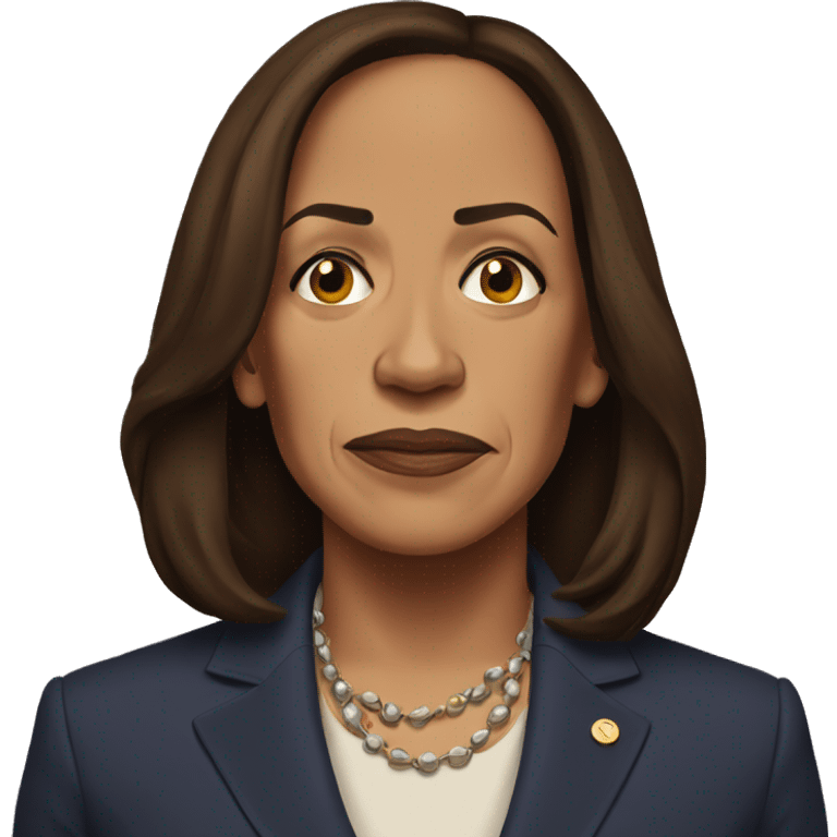 Kamala Harris looking sad emoji