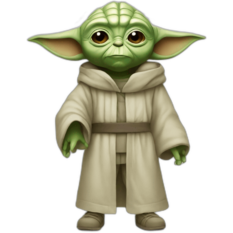 Yoda wearing nike clothes emoji