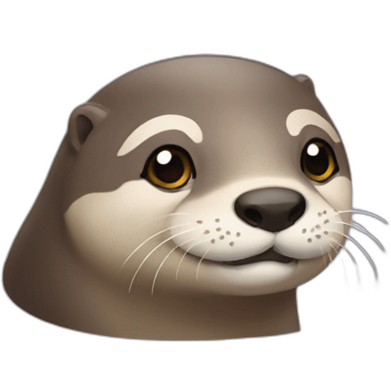 loutre qui dit bonjour emoji