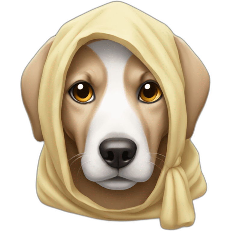 Dog With houdie  emoji