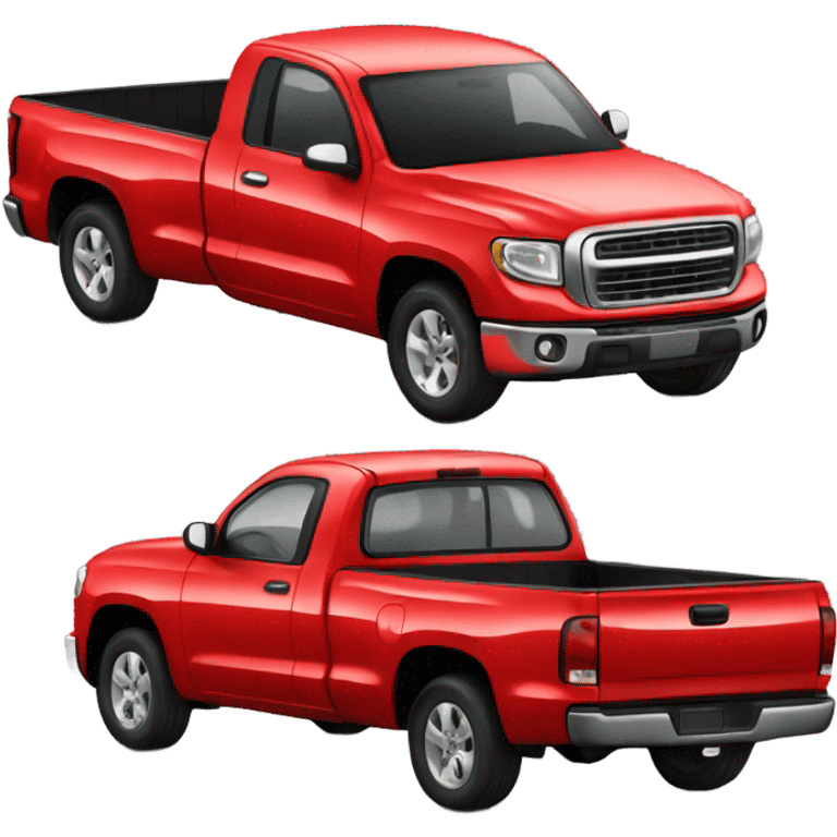 Red truck emoji